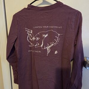 Ivory Ella Purple Long Sleeve Tee